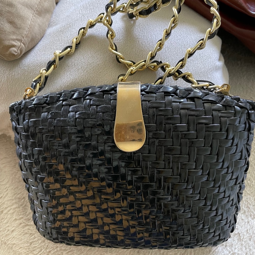 Vintage black handbag